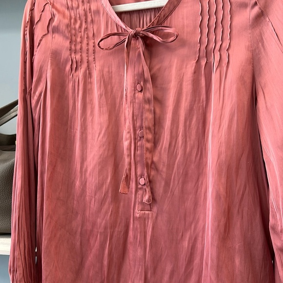 J. Crew Featherweight Satin Tie-Neck Top for Women - Picture 5 of 11